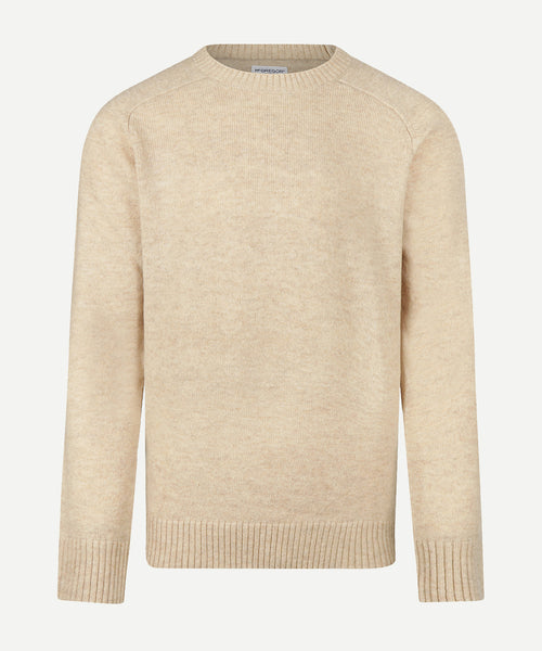 Trui Lamswol Ronde Hals | Stone
