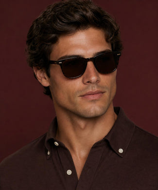 Overhemd Stretch Piqué | Chocolate Brown