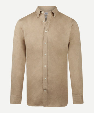 Overhemd Stretch Piqué | Sand