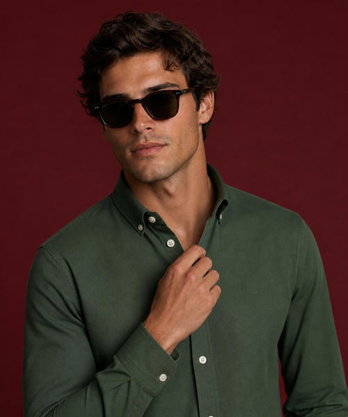 Overhemd Jersey | Dark Olive