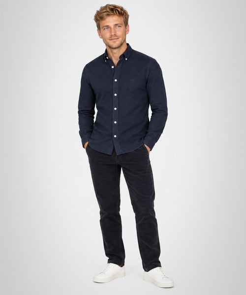 Overhemd Flanel Oxford | Navy