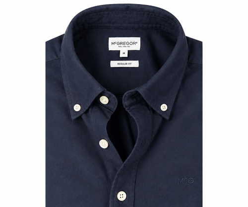 Overhemd Flanel Oxford | Navy