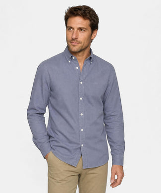 Overhemd Flanel Oxford | Chambray Blue