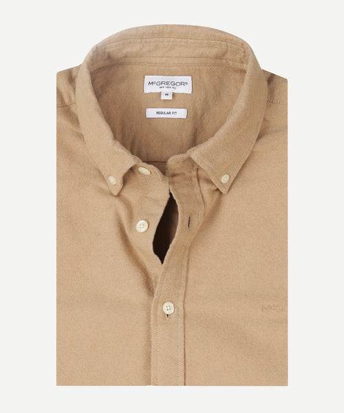 Overhemd Flanel Oxford | Camel