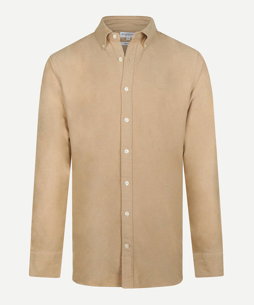 Overhemd Flanel Oxford | Camel