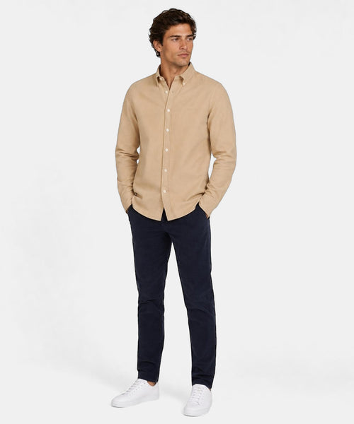Overhemd Flanel Oxford | Camel