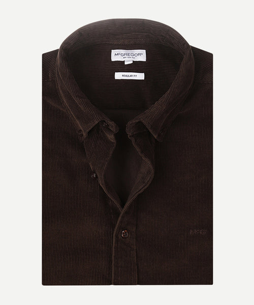 Corduroy Shirt | Chocolate Brown