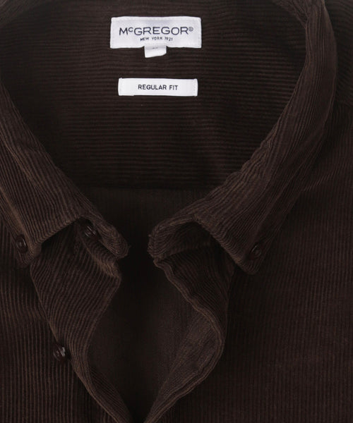 Corduroy Shirt | Chocolate Brown