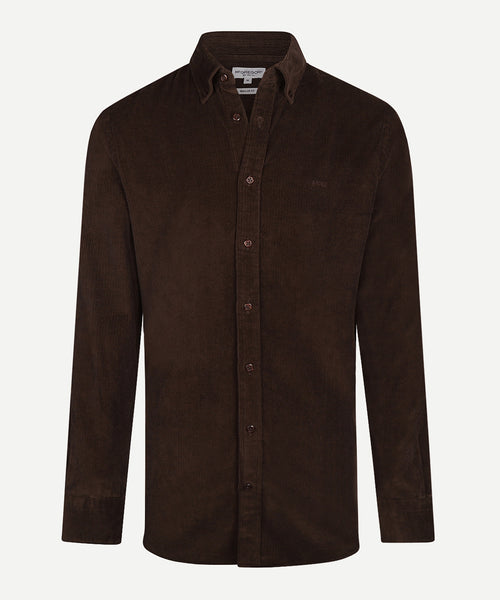 Corduroy Shirt | Chocolate Brown