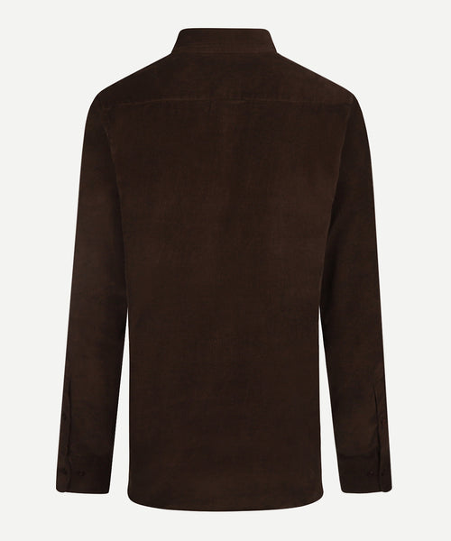Corduroy Shirt | Chocolate Brown