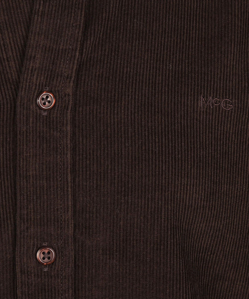 Corduroy Shirt | Chocolate Brown