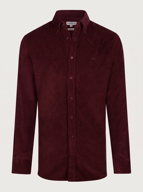 Overhemd Corduroy | Burgundy