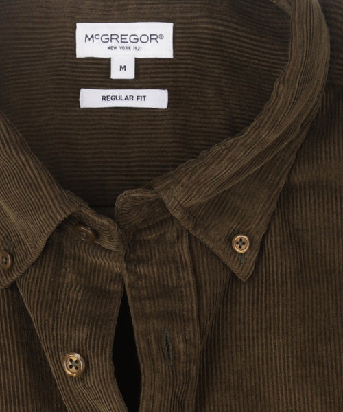 Corduroy Shirt | Dark Olive