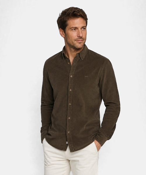 Corduroy Shirt | Dark Olive
