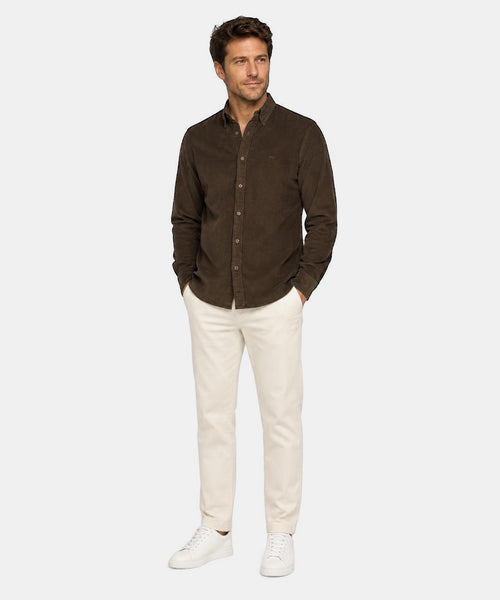 Corduroy Shirt | Dark Olive