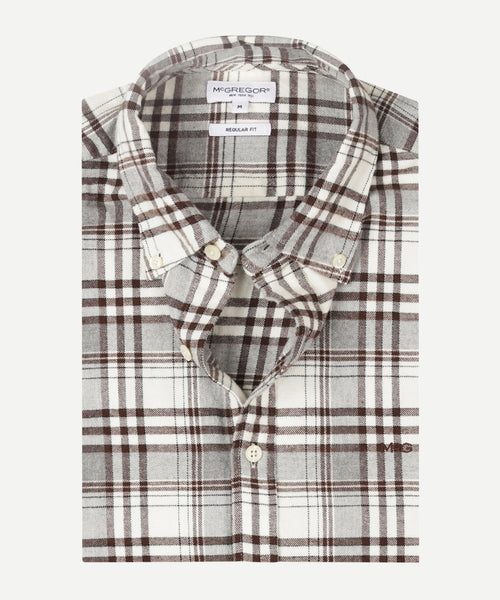 Overhemd Flanel Ruit | Chocolate Brown