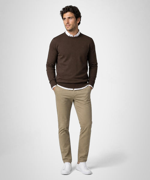 McG Logo Crew | Chocolate Brown