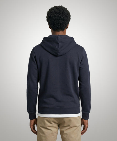 Zip Thru Hoody | Navy