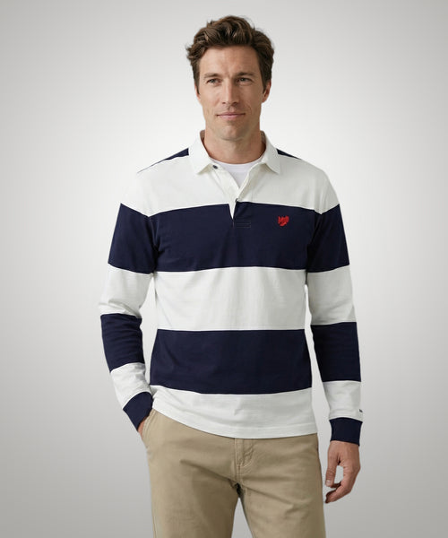 Two Stripe Rugby | Off White