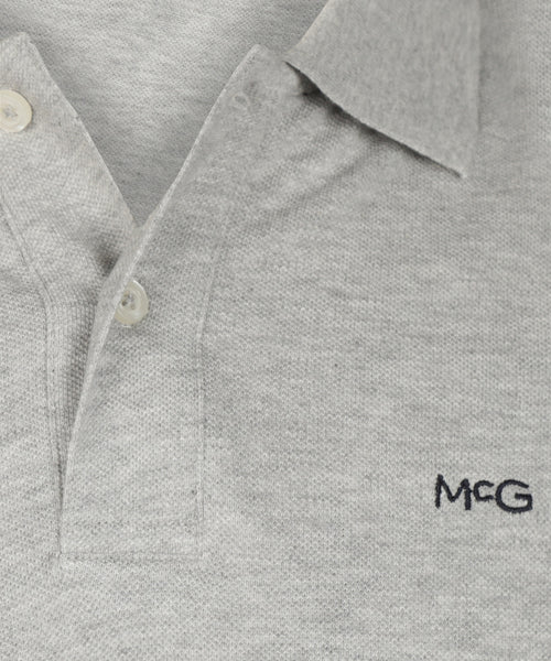 Classic Polo Lange Mouw | Medium Grey Melange