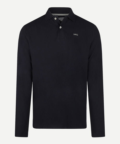 Classic Polo Lange Mouw | Navy