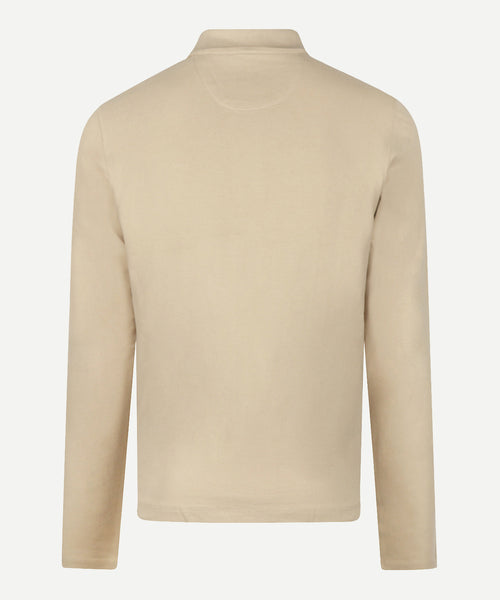 Classic Polo Lange Mouw | Sand
