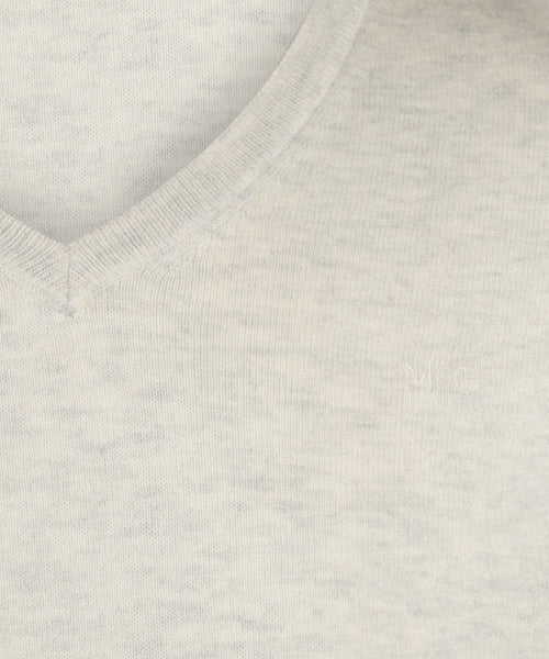 Trui Katoen Cashmere V-Hals | Off White