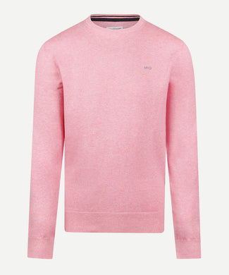 Sweater Cotton-Cashmere Round Neck | Light Pink