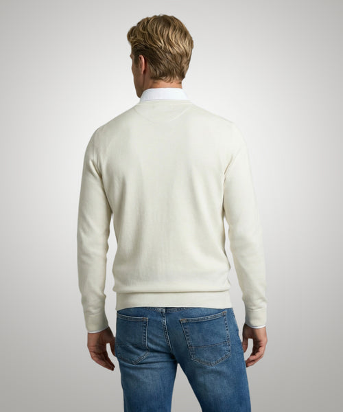 Trui Katoen-Kasjmier Ronde Hals | Kit