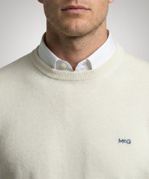 Trui Katoen-Kasjmier Ronde Hals | Kit