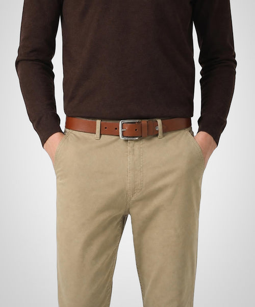 Nice leather belt | Cognac