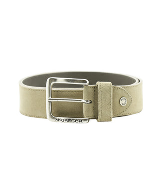 Suede leather belt | Sand