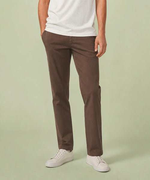 Chino Garment Dyed Modern Fit | Chocolate Brown