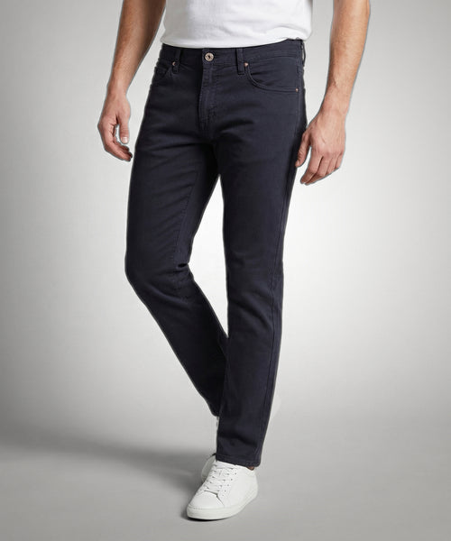 Broek Five Pocket Garment Dyed | Navy