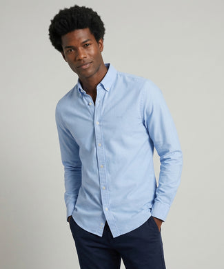 Shirt Oxford Stretch | Light Blue