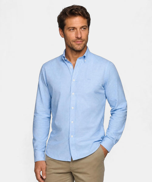 Shirt Oxford Stretch | Light Blue