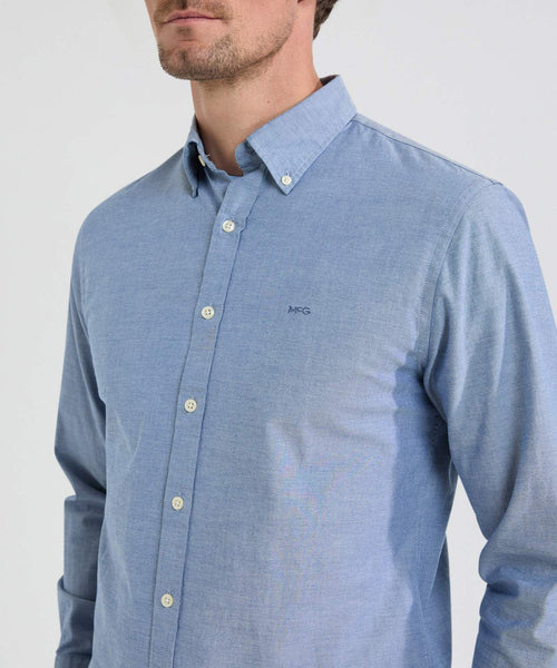 Overhemd Oxford Stretch | Navy