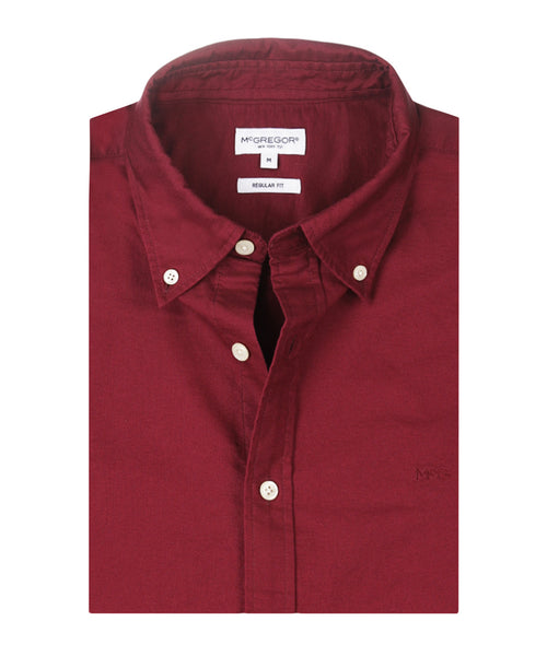 Overhemd Oxford Stretch | Burgundy