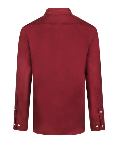 Overhemd Oxford Stretch | Burgundy