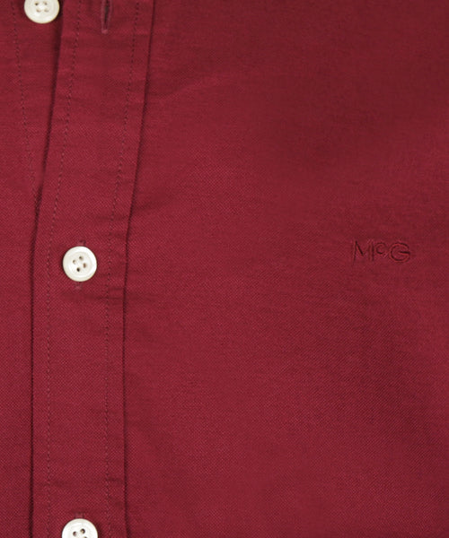 Overhemd Oxford Stretch | Burgundy