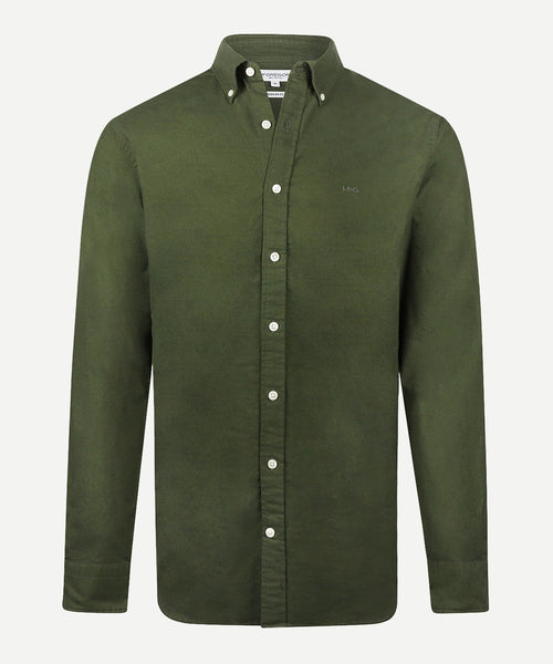 Overhemd Oxford Stretch | Dark Olive