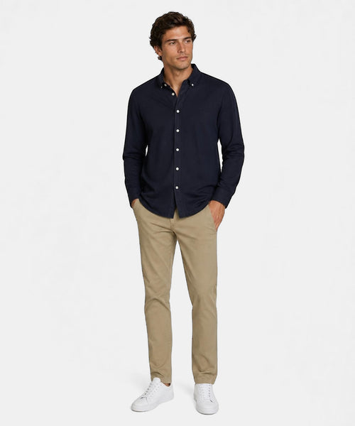 Overhemd Poplin | Navy