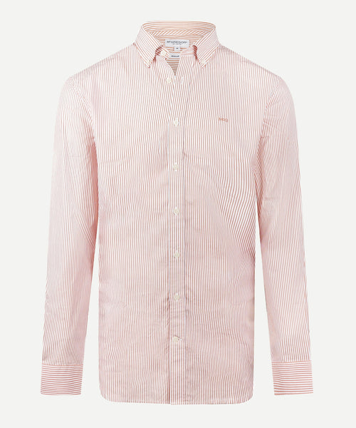 Overhemd Poplin Streep | Sundown
