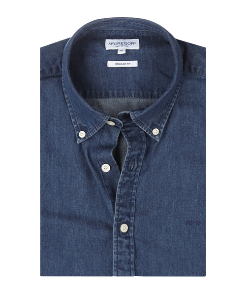 Denim-look shirt | Medium Blue