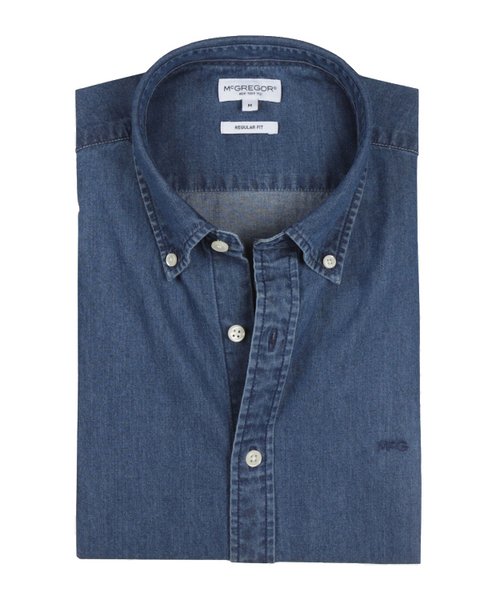 Denim-look shirt | Medium Blue
