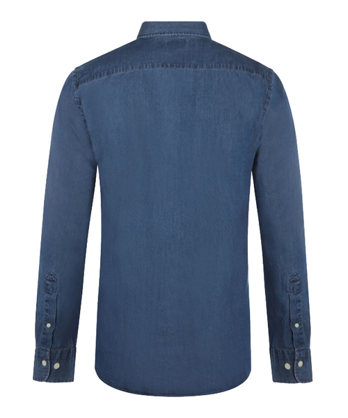 Denim-look shirt | Medium Blue
