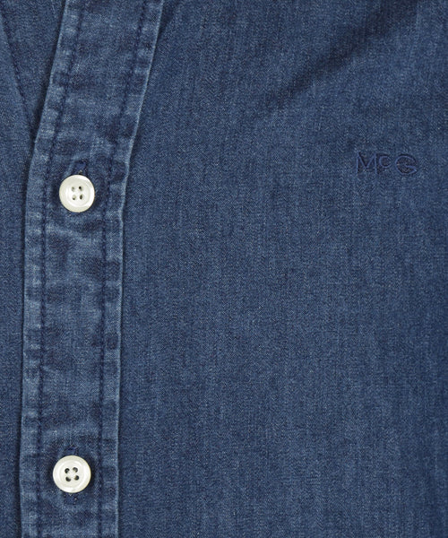 Denim-look shirt | Medium Blue