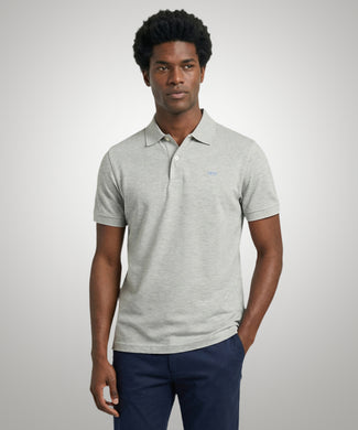 Classic Polo Regular Fit | Medium Gray Melange