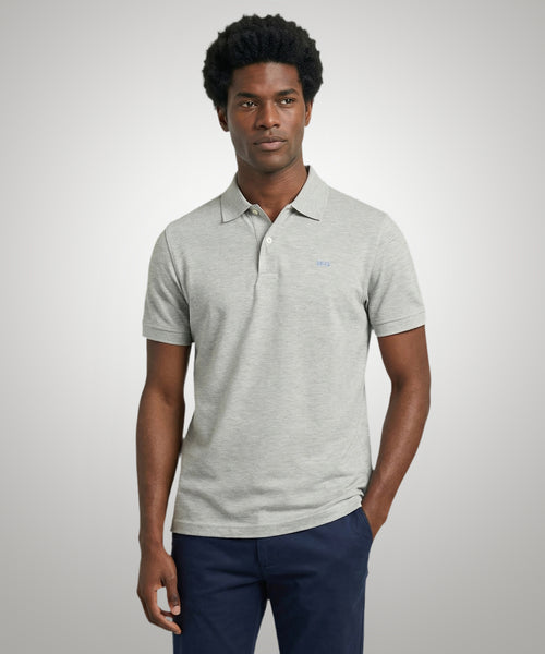 Classic Polo Regular Fit | Medium Gray Melange