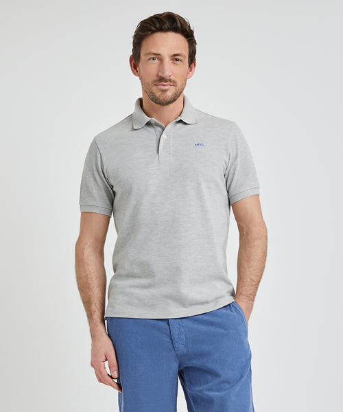 Classic Polo Regular Fit | Medium Gray Melange